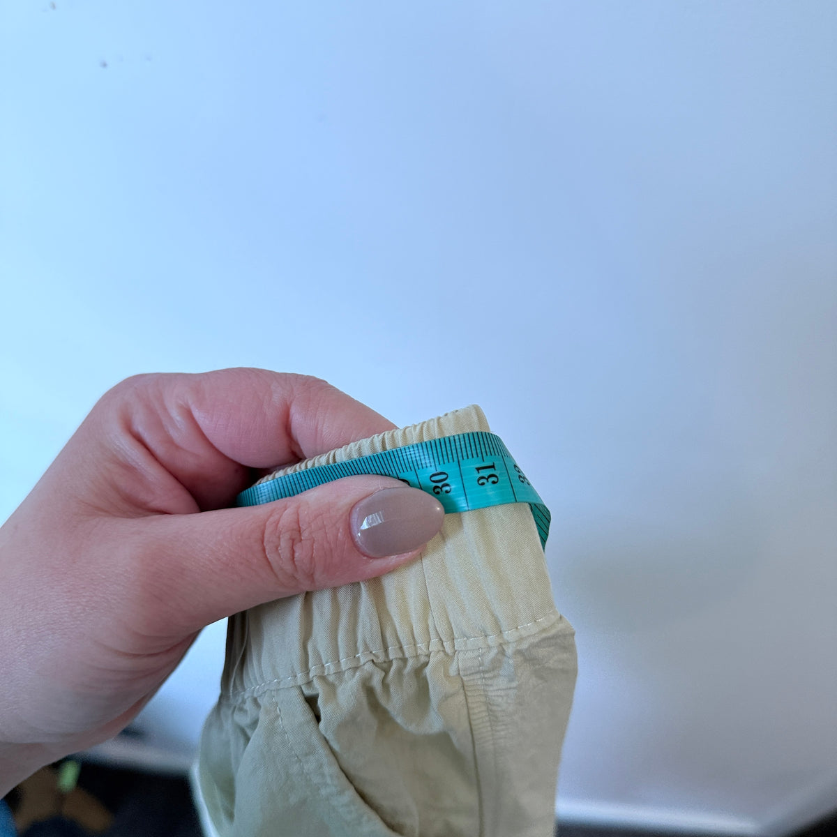 Wide Leg Elastic Waist Pants Size S