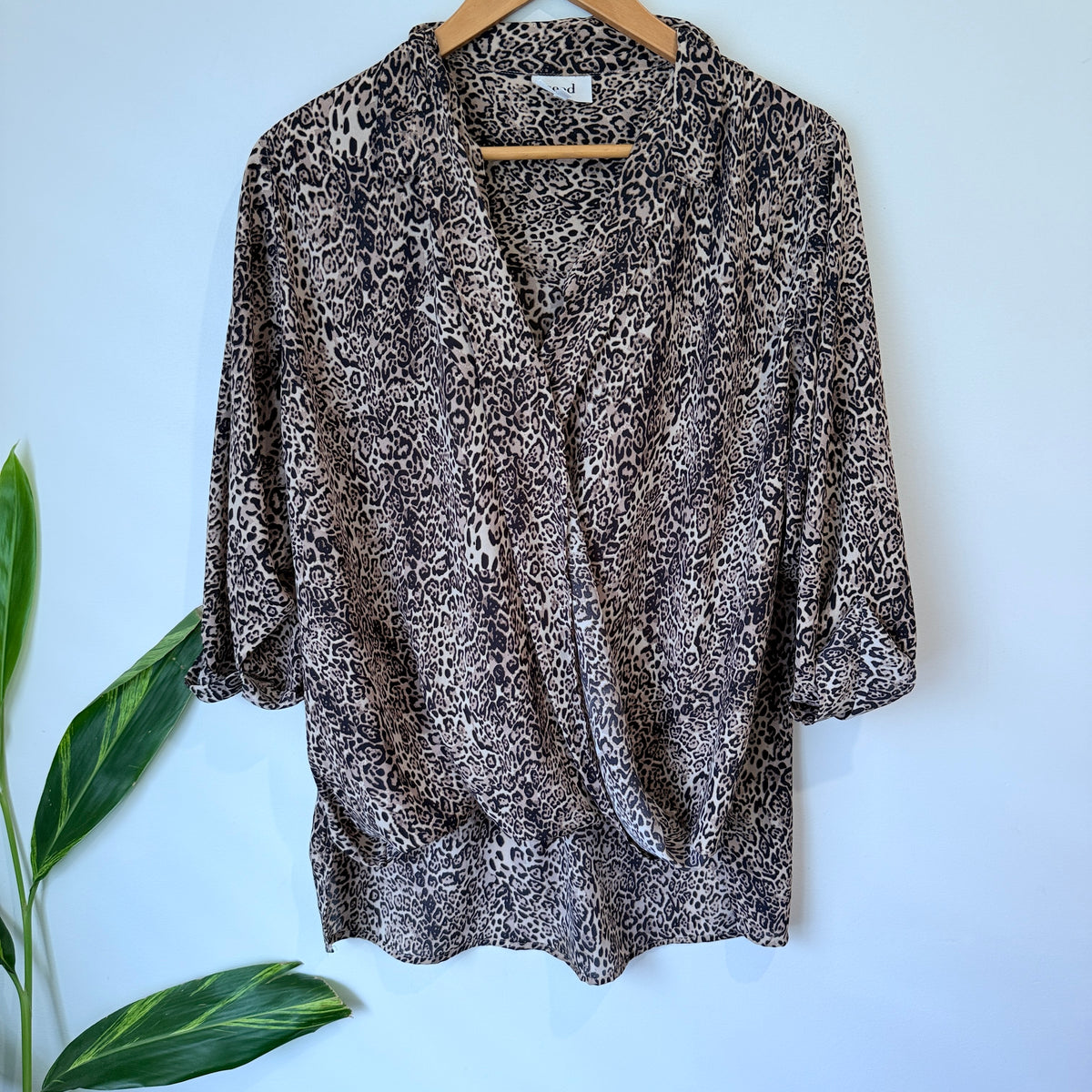 Seed Heritage Leopard Print Top Size 12