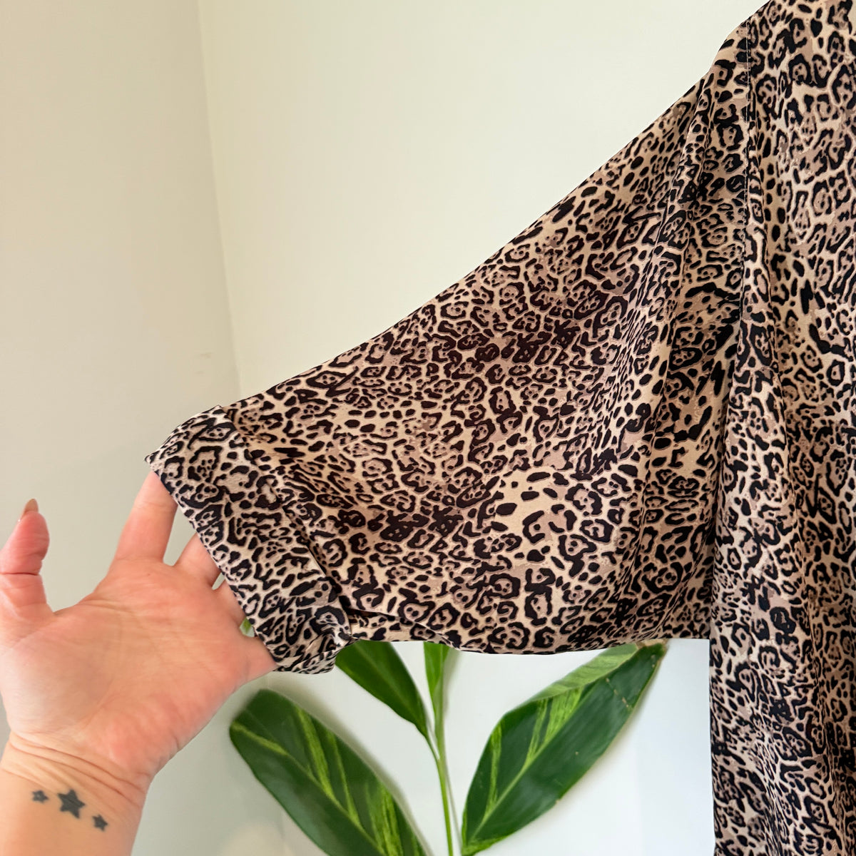 Seed Heritage Leopard Print Top Size 12
