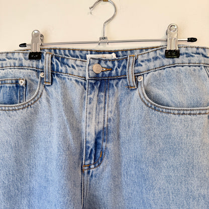 Glassons Light Wash Wide Leg Jeans Size 10