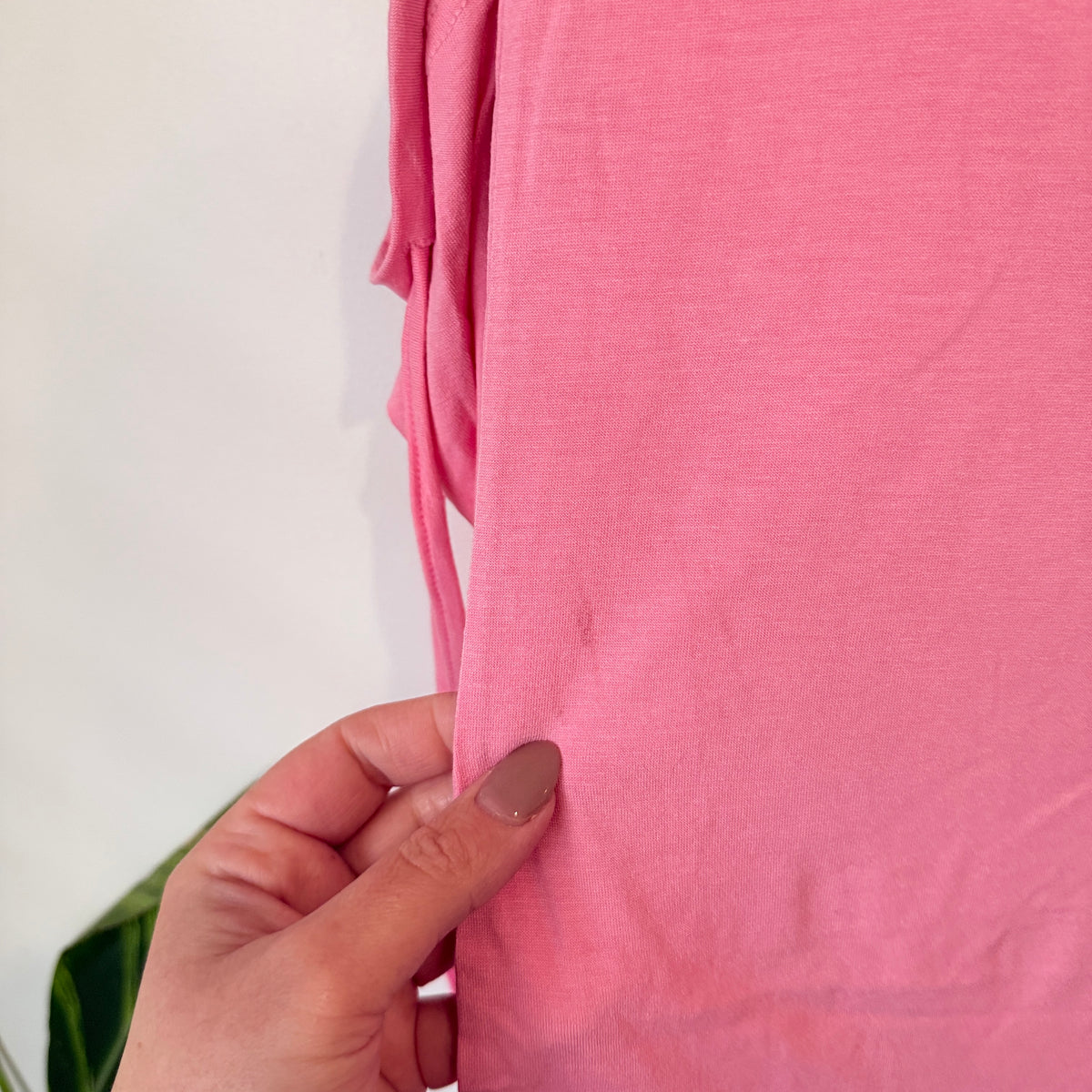 A.D.Diction Pink Tie Sleeve Top - 34cm u/arm