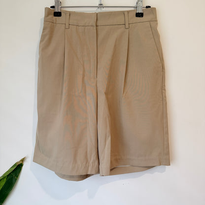 Beige Tailored Shorts Size S - 69cm waist