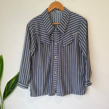 Lovers Vintage Striped Blouse - 50cm u/arm
