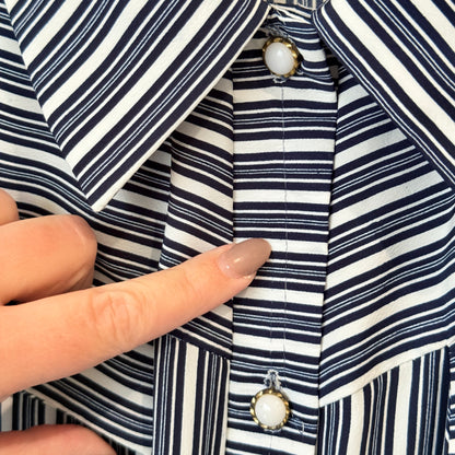 Lovers Vintage Striped Blouse - 50cm u/arm