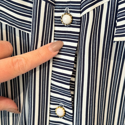 Lovers Vintage Striped Blouse - 50cm u/arm