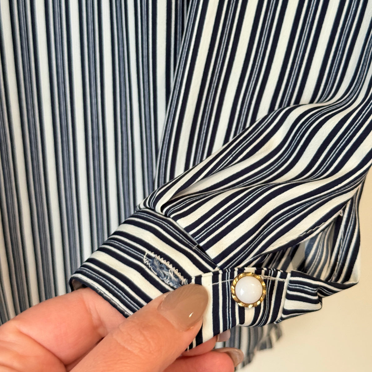 Lovers Vintage Striped Blouse - 50cm u/arm