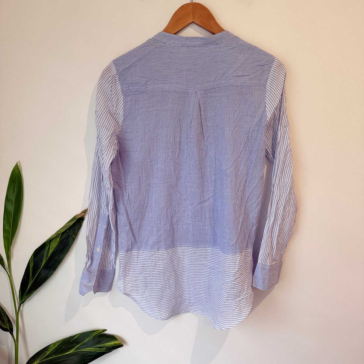 Seed Heritage Blue Stripe Shirt Size 8