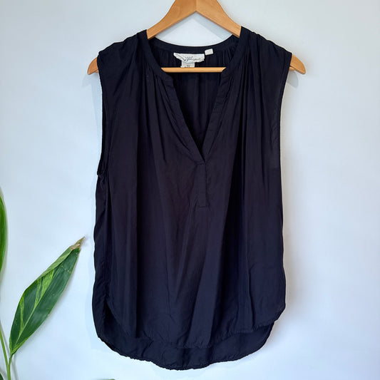 L.O.G.G. Black Sleeveless Top Size 10