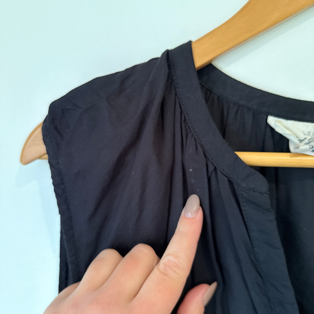 L.O.G.G. Black Sleeveless Top Size 10