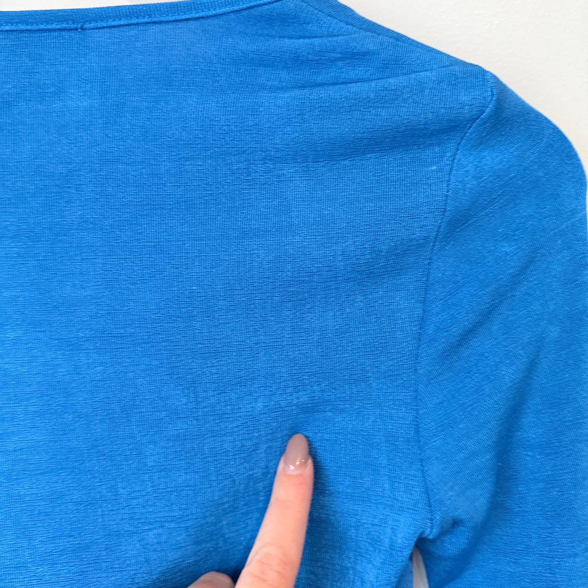 Princess Polly Blue Twist Front Crop Top Size 8