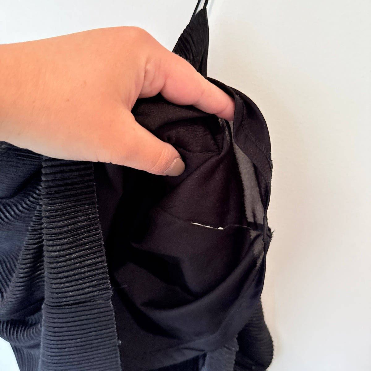 Cotton On Black Plisse Cami Size S