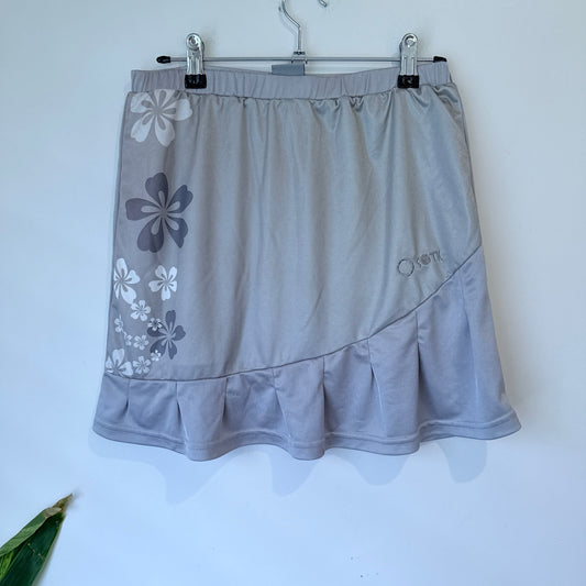 Osotx Grey Floral Sports Skort Size 69cm waist