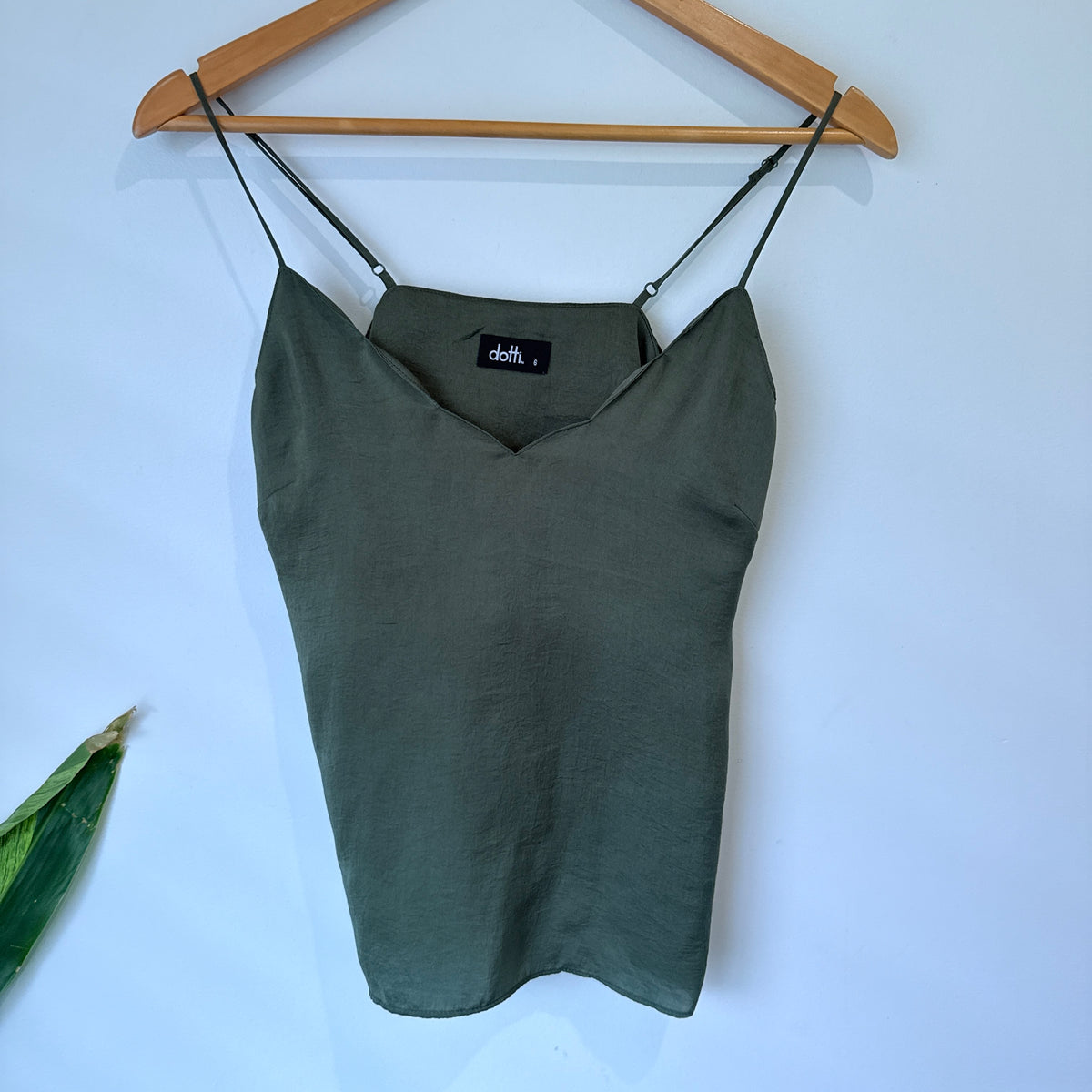 Dotti Khaki Cami Size S