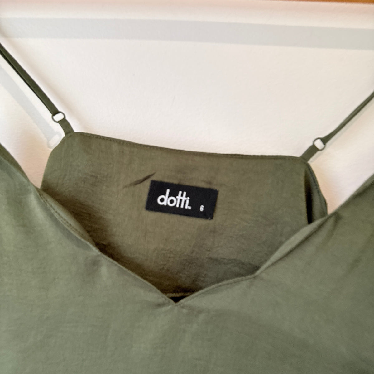 Dotti Khaki Cami Size S