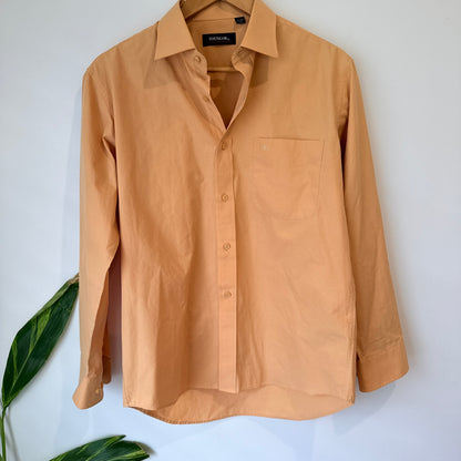 Youngor Tan Long Sleeve Shirt Size 39