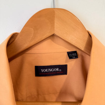Youngor Tan Long Sleeve Shirt Size 39