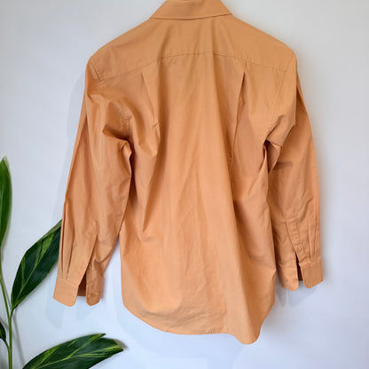 Youngor Tan Long Sleeve Shirt Size 39