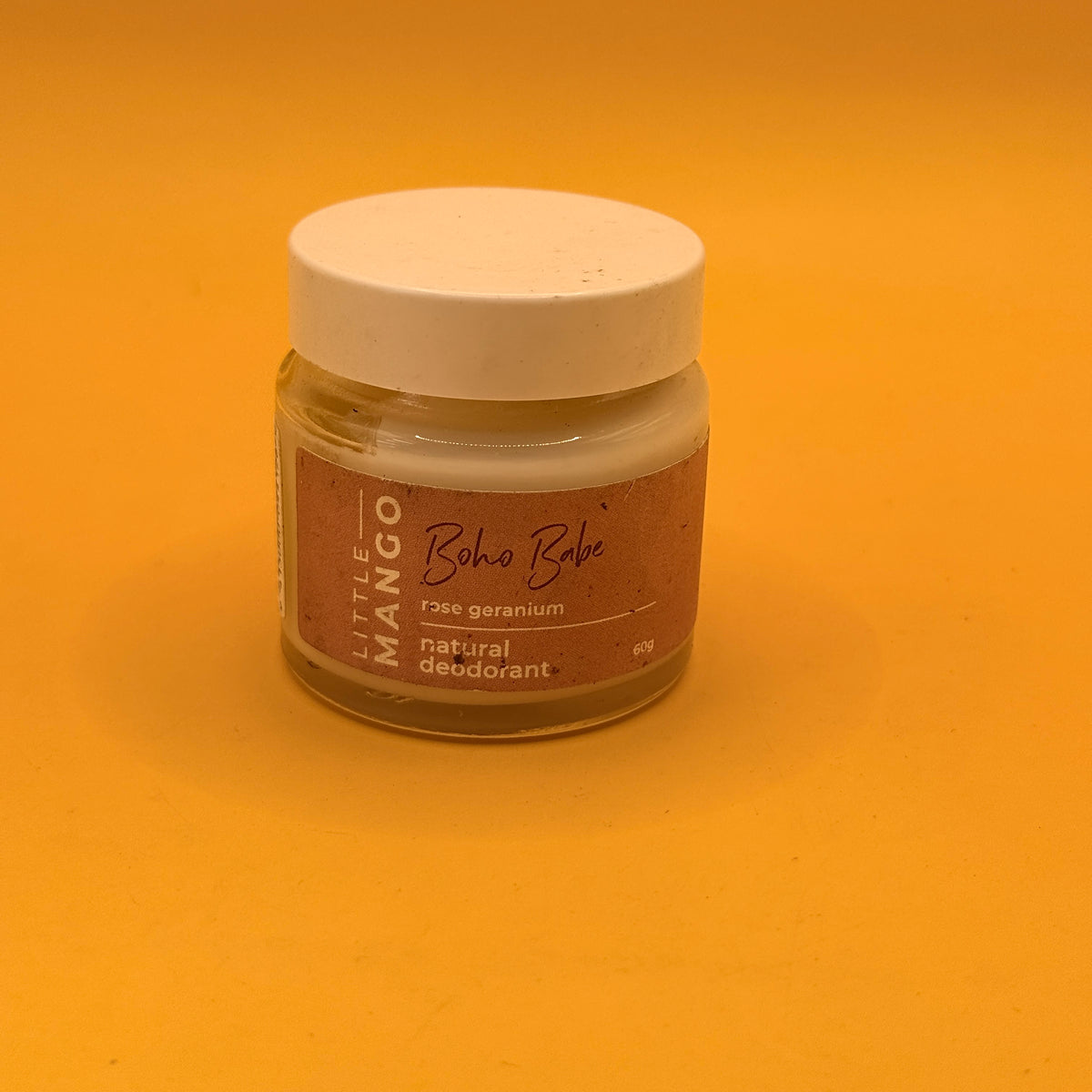 Little Mango Boho Babe Rose Geranium Natural Deodorant 60g