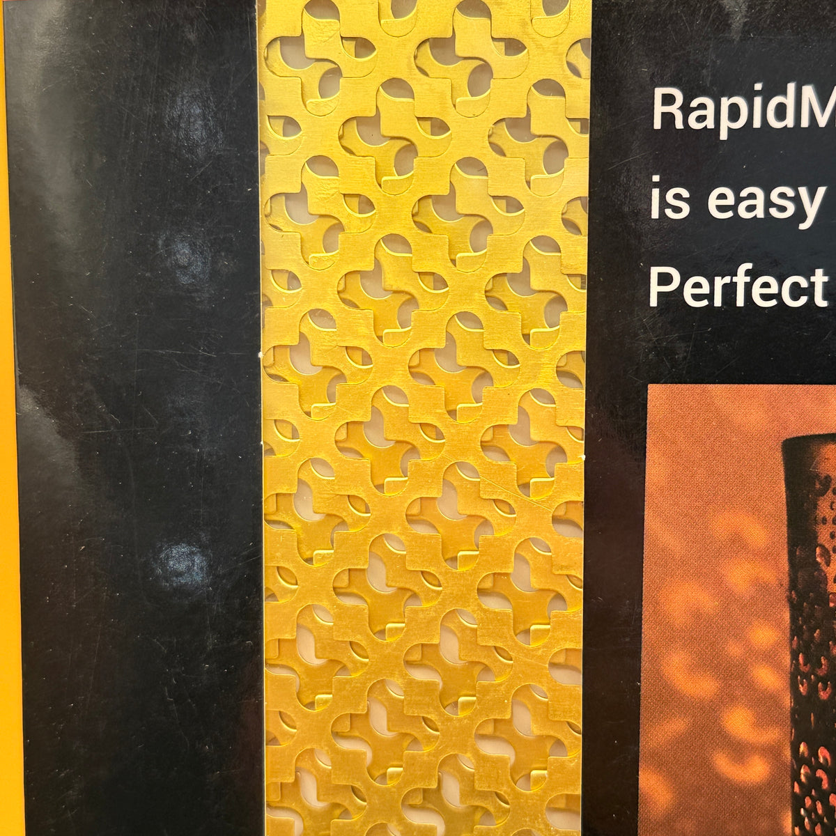 RapidMesh Decorative Sheet Metal Gold 3 Pack