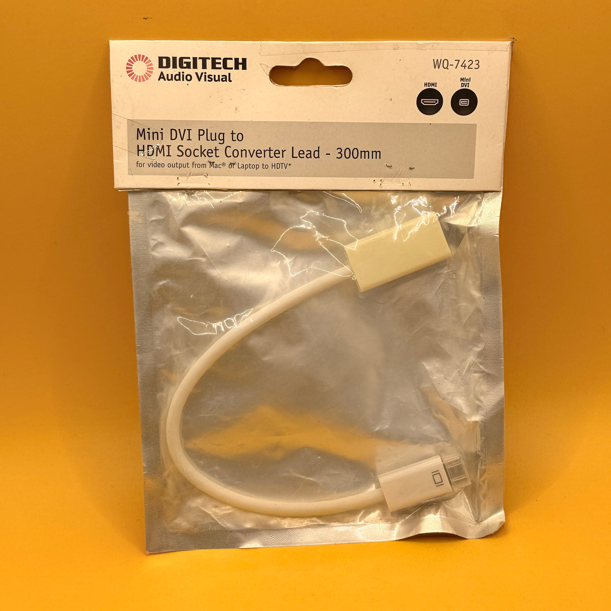 Digitech Mini DVI to HDMI Socket Converter Lead 300mm