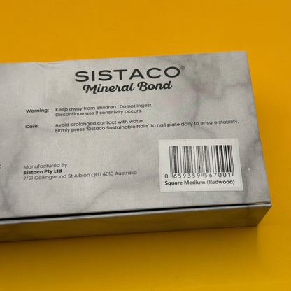 Sistaco Press-On Nails Deep Red
