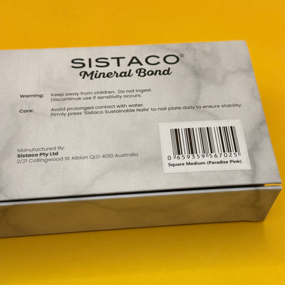 Sistaco Press-On Nails Coral Pink