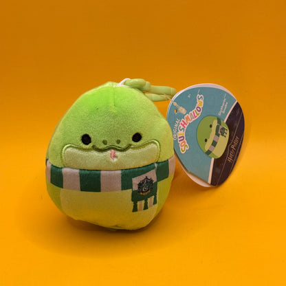 Squishmallows Harry Potter Slytherin Snake Clip-On Plush
