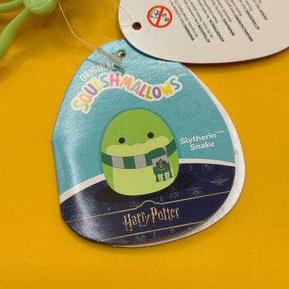 Squishmallows Harry Potter Slytherin Snake Clip-On Plush