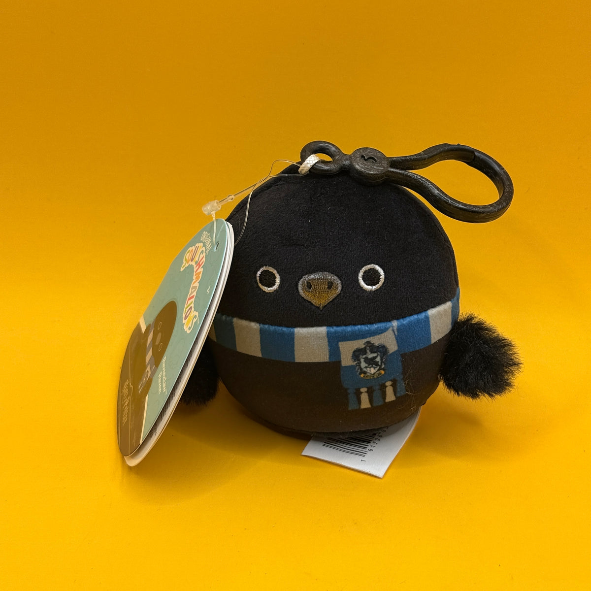 Squishmallows Harry Potter Ravenclaw Raven Clip-On Plush