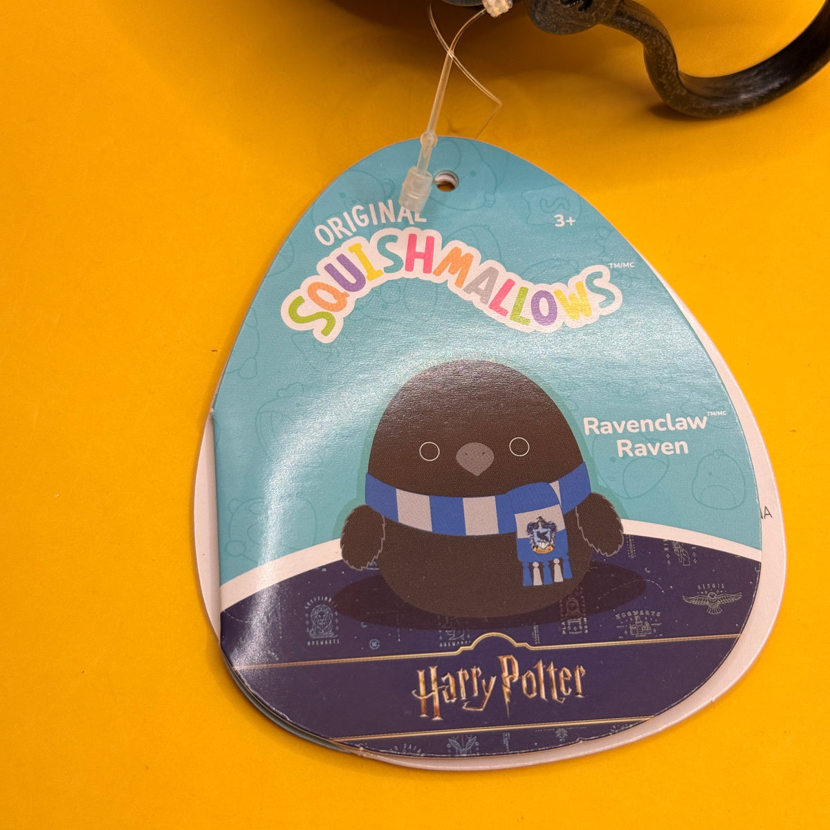 Squishmallows Harry Potter Ravenclaw Raven Clip-On Plush