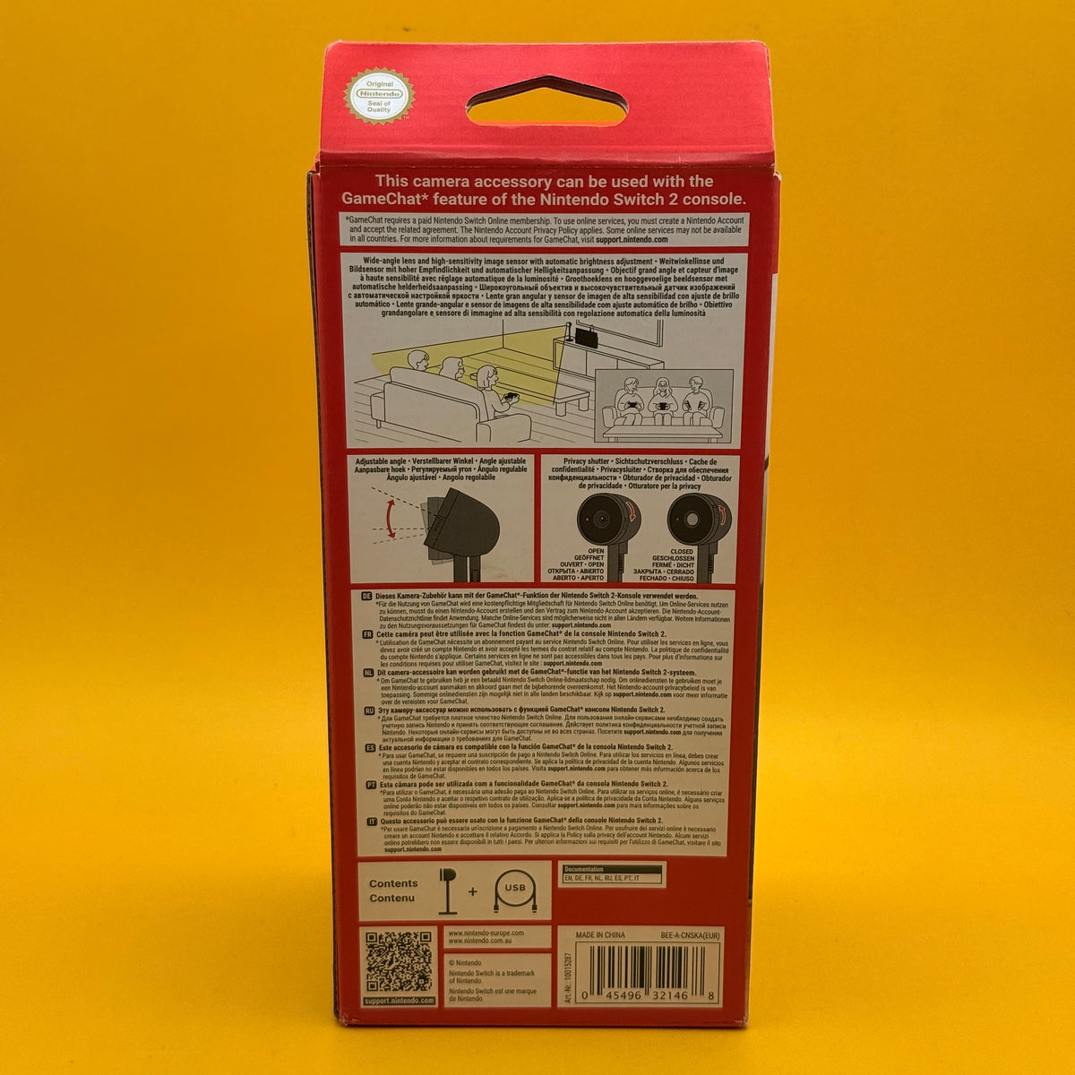 Nintendo Switch 2 Camera with Privacy Shutter
