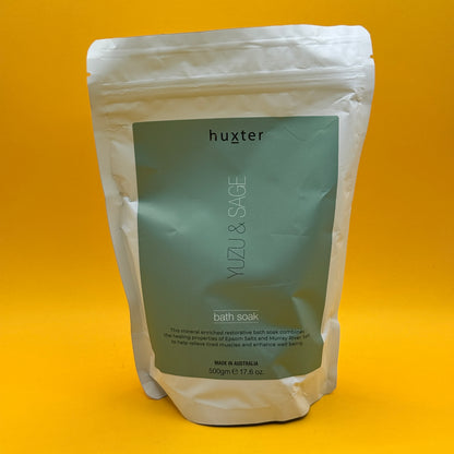 Huxter Yuzu and Sage Mineral Bath Soak