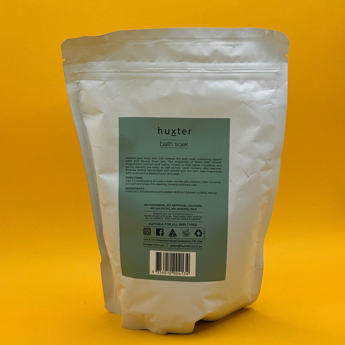 Huxter Yuzu and Sage Mineral Bath Soak