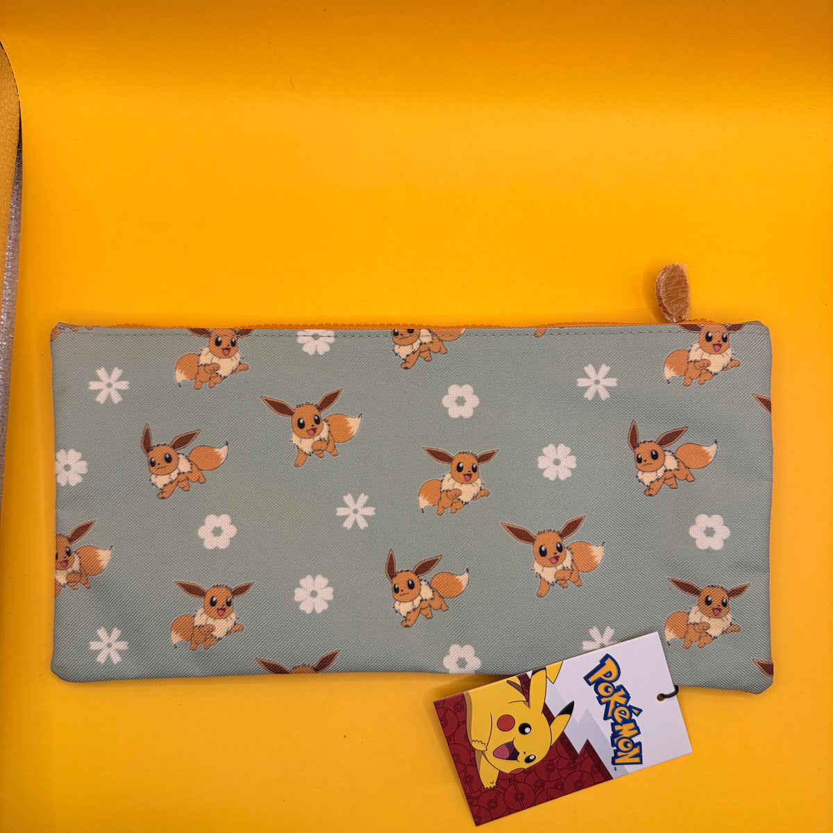 Pokémon Eevee Grey Double Zip Pencil Case