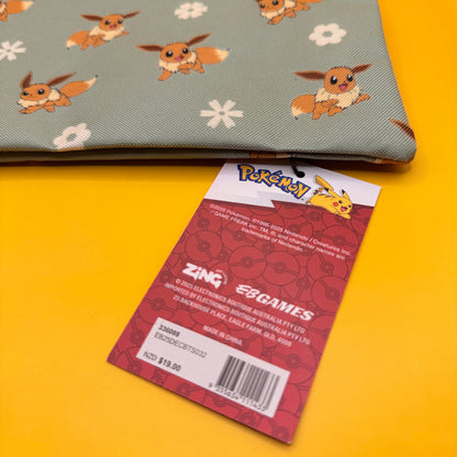 Pokémon Eevee Grey Double Zip Pencil Case