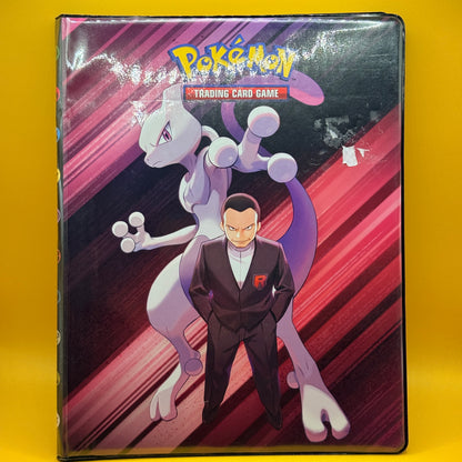 Pokémon Mewtwo and Giovanni Trading Card Binder
