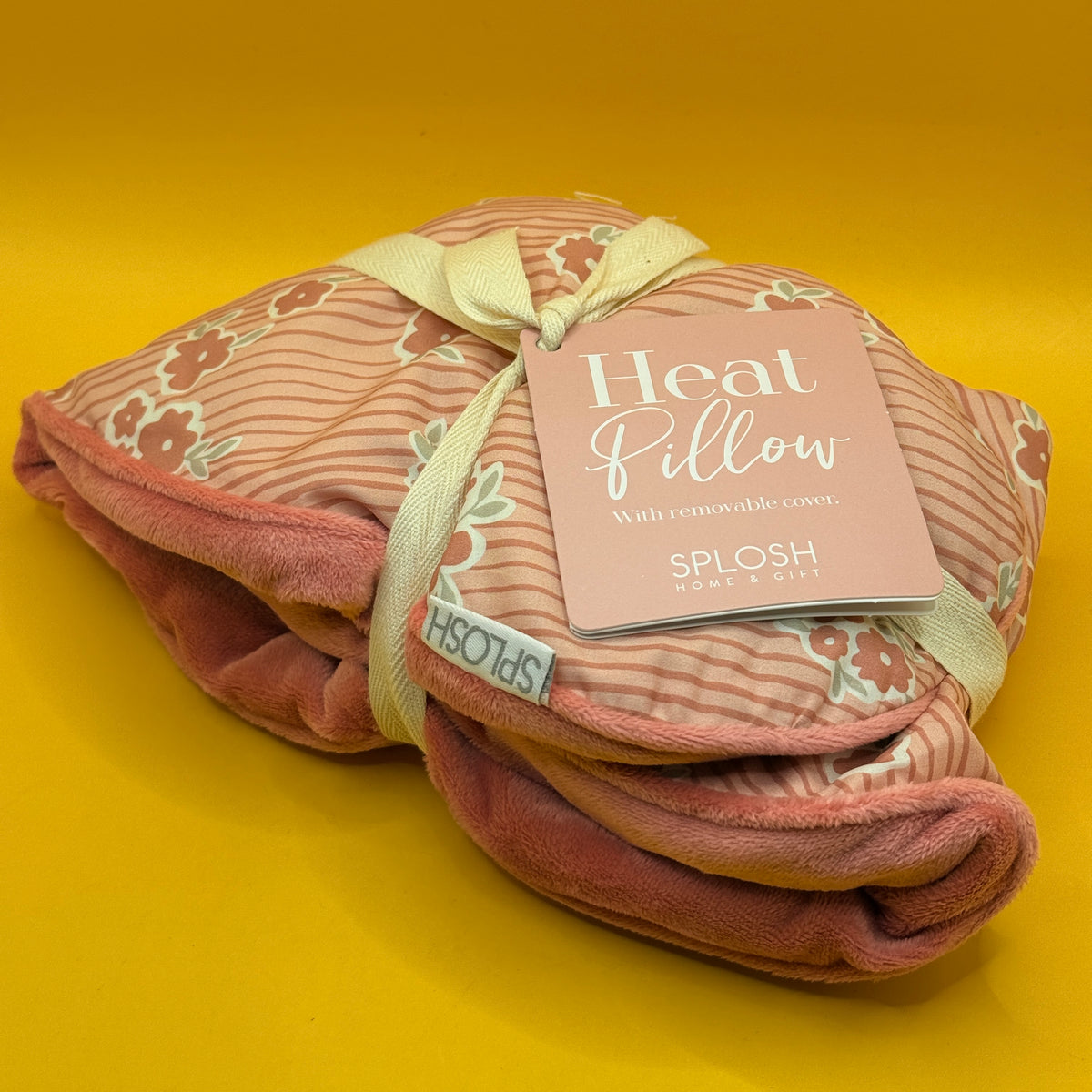 Splosh Floral Heat Pillow with Removable Cover