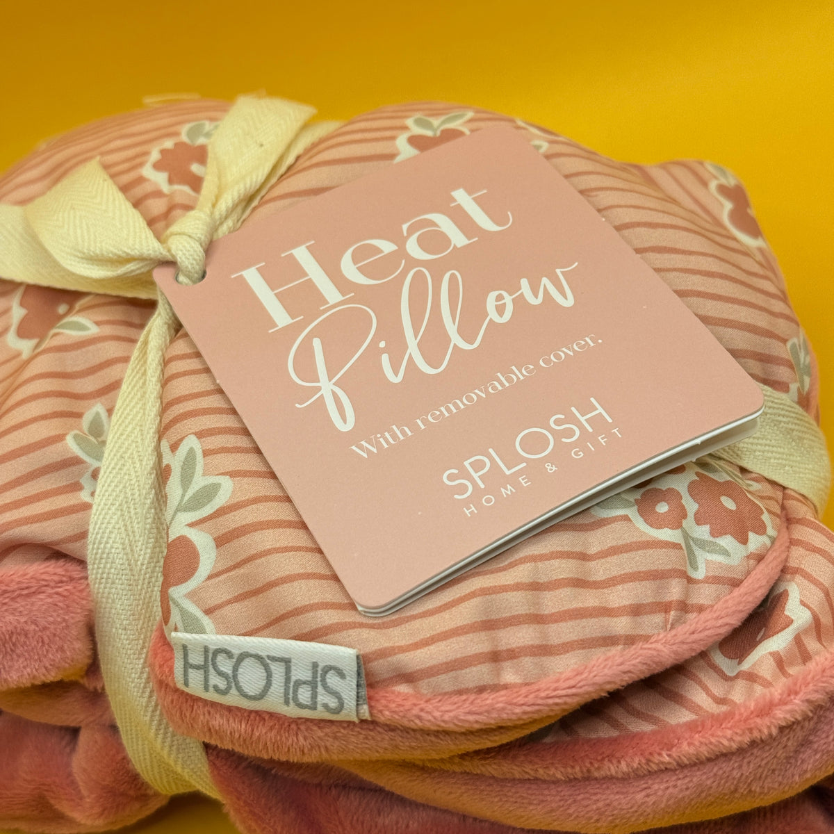 Splosh Floral Heat Pillow with Removable Cover