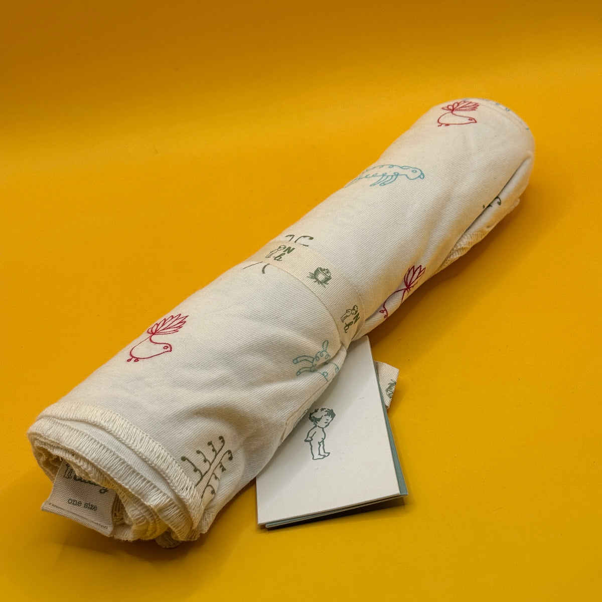 Nature Baby Organic Cotton Baby Wrap 100 x 100cm