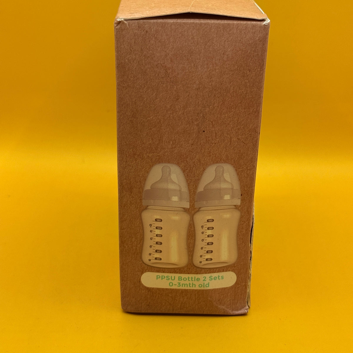Tiny Bloom 180ml Baby Bottle Twin Pack Teat and Lid Set