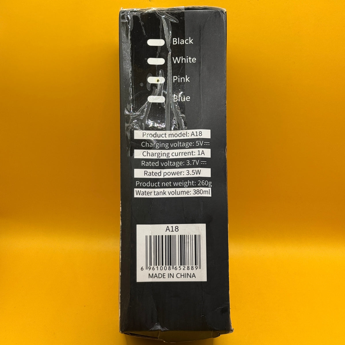 A18 Pink Cordless Oral Irrigator 380ml