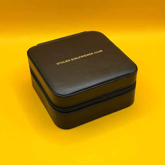 Stolen Girlfriends Club Black Travel Jewellery Case