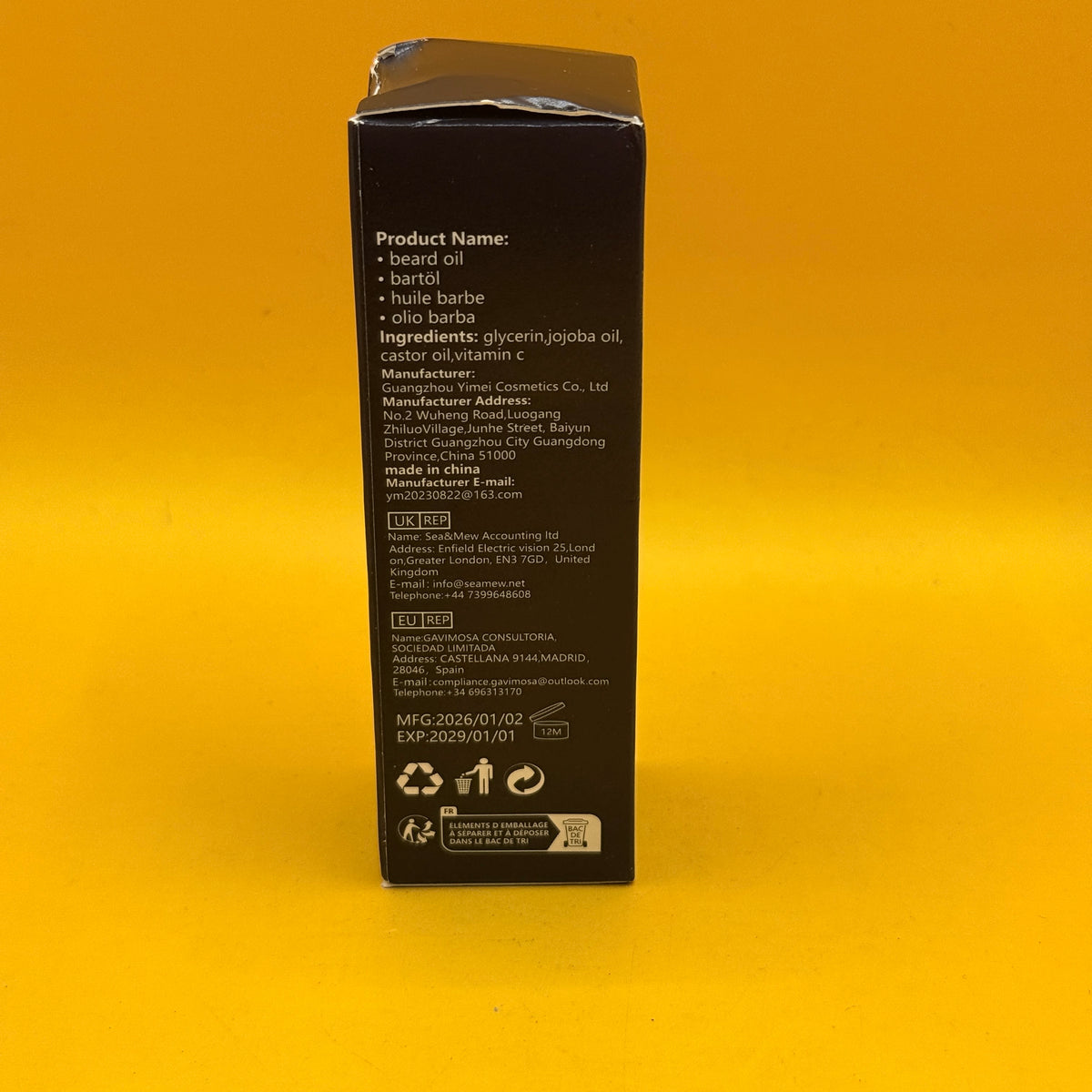 Rozino Grow Long Beard Oil 30ml