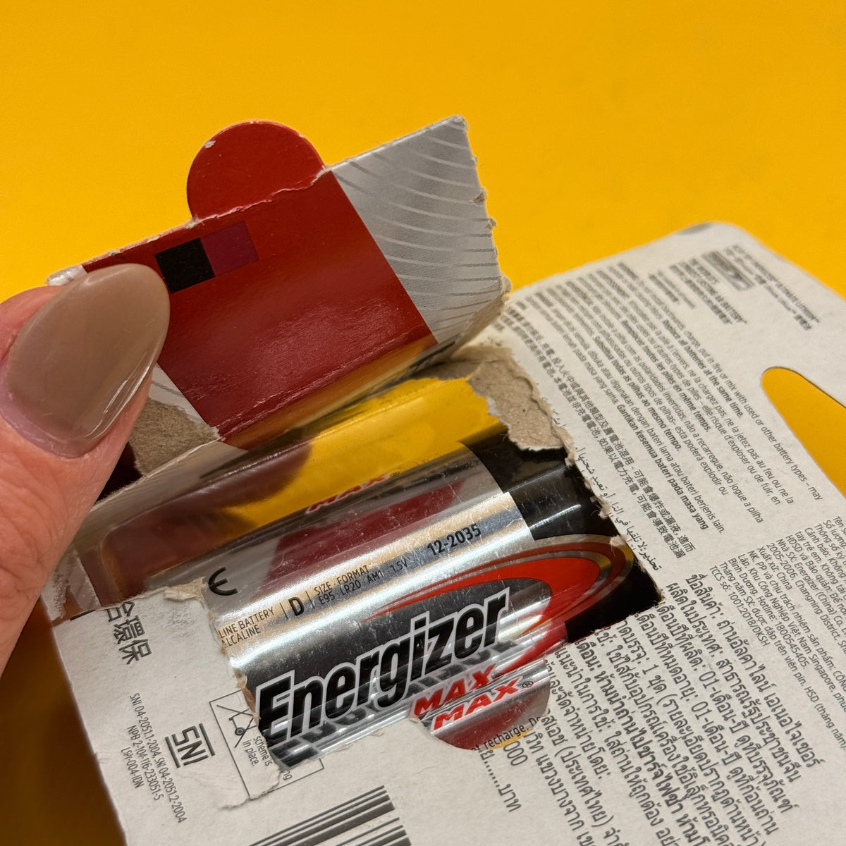 Energizer Max D Alkaline Batteries 2 Pack
