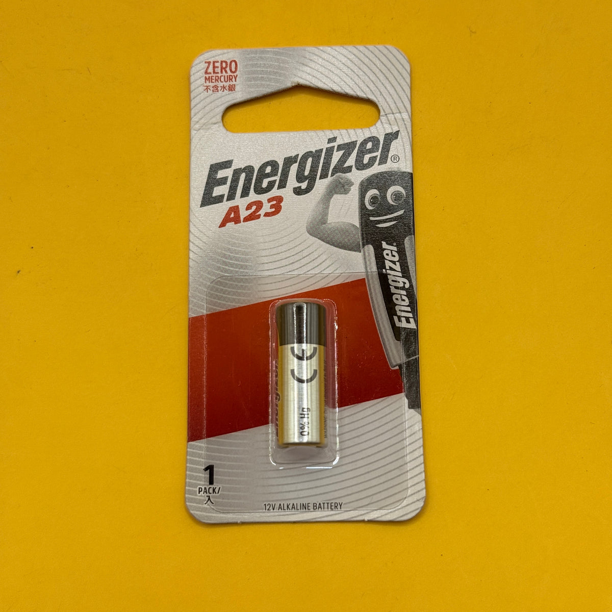 Energizer A23 12V Alkaline Battery 1 Pack