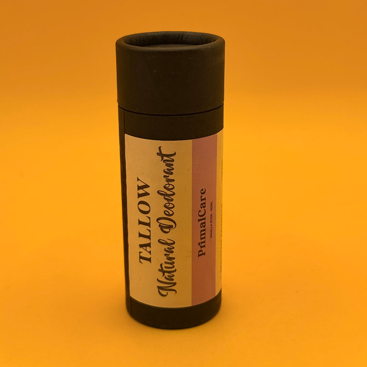 PrimalCare Tallow Natural Deodorant Vanilla Rose 60ml