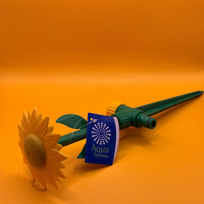 Daisy Garden Sprinkler Green & Yellow