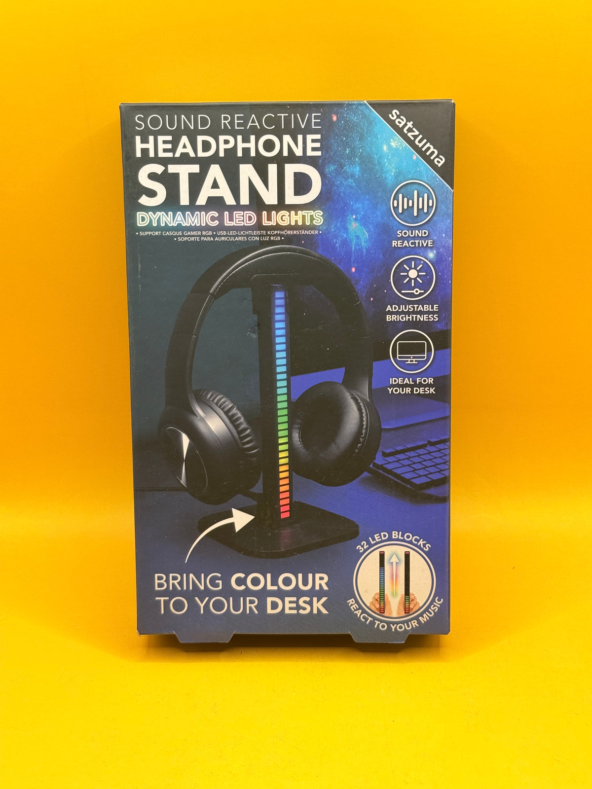 Satzuma Sound Reactive LED Headphone Stand
