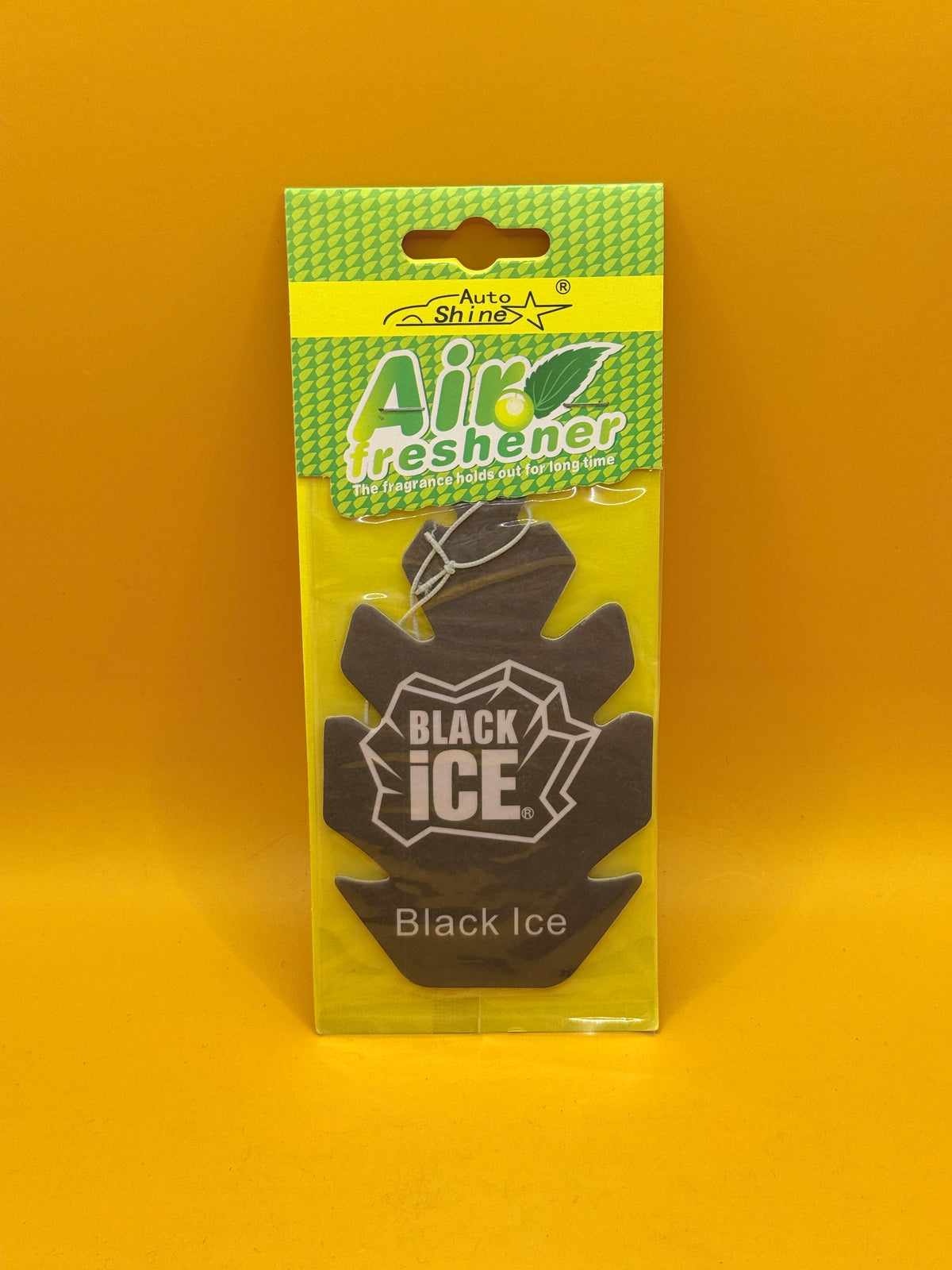 Auto Shine Black Ice Hanging Car Air Freshener