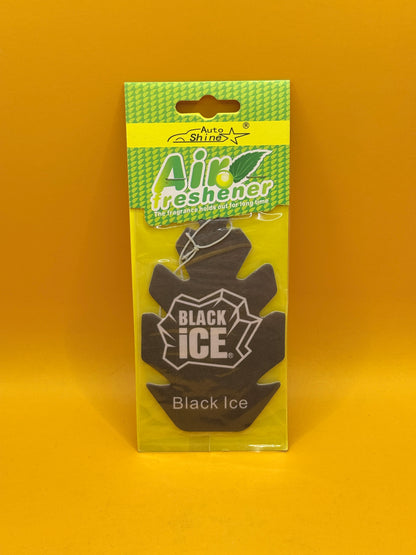 Auto Shine Black Ice Hanging Car Air Freshener